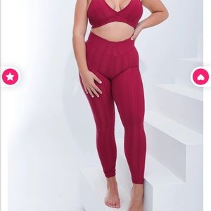 Booty by Brabant leggings in Vinho